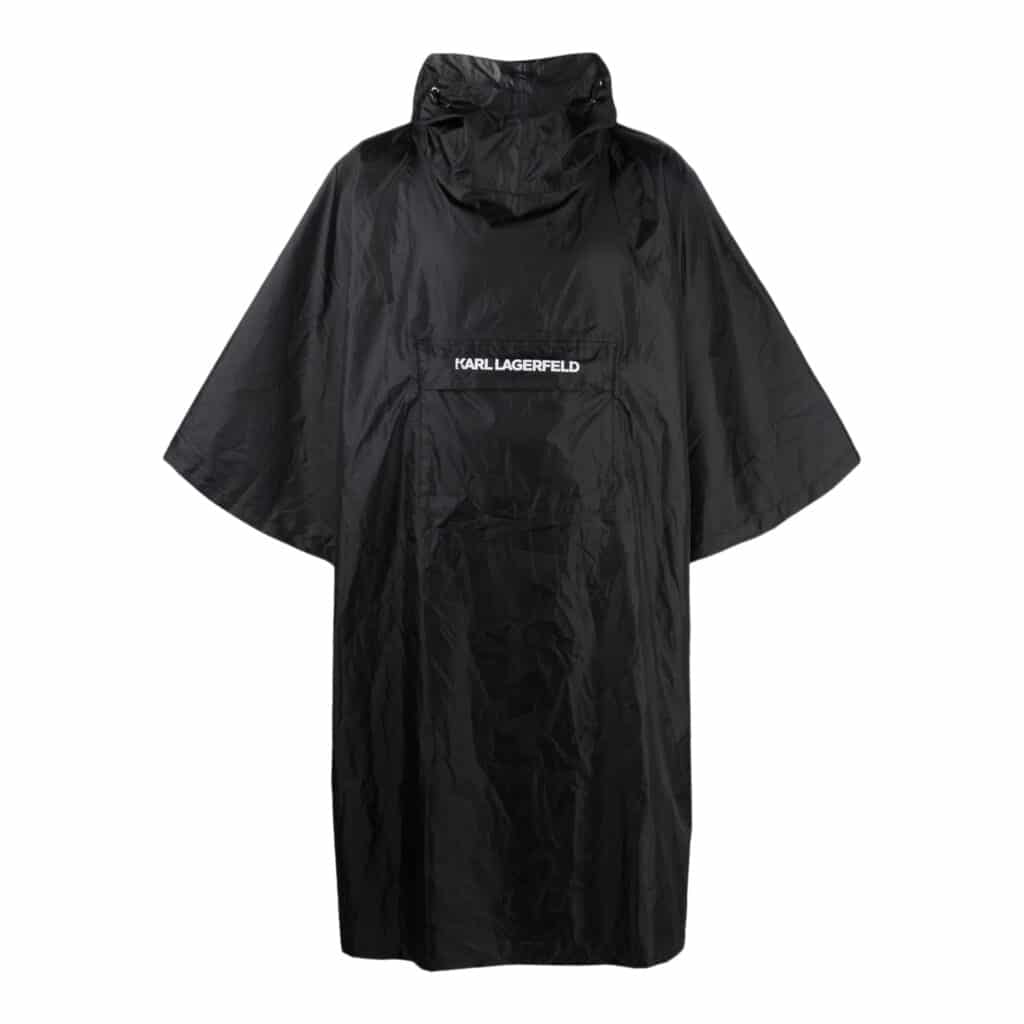 Karl Lagerfeld Regn Poncho Essential Black