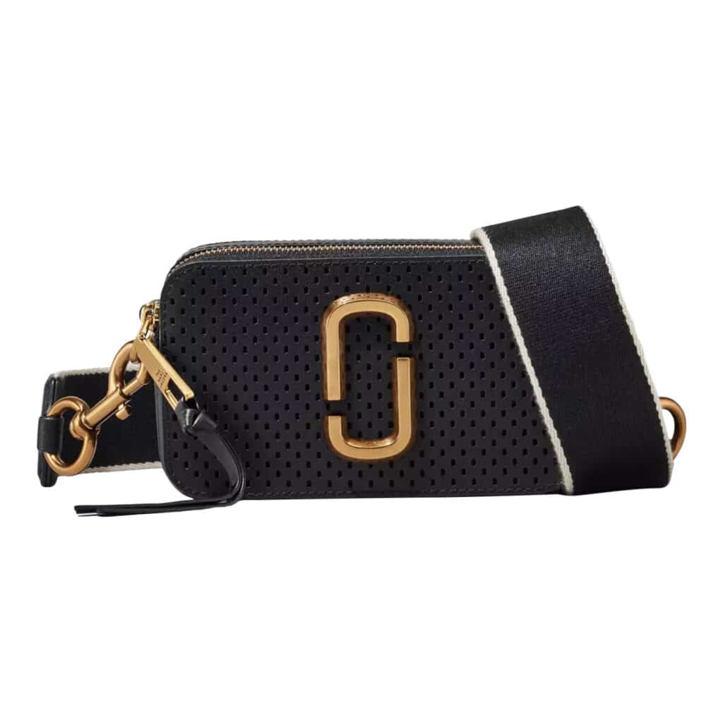 Marc Jacobs The Snapshot Perforated Black
