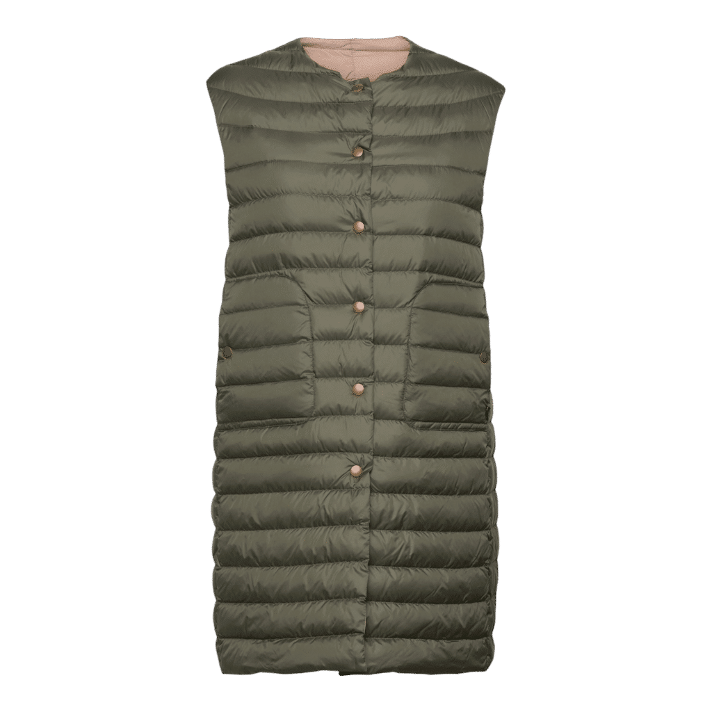 SAND Copenhagen dunvest Lang Vendbar Green/Beige - Image 2