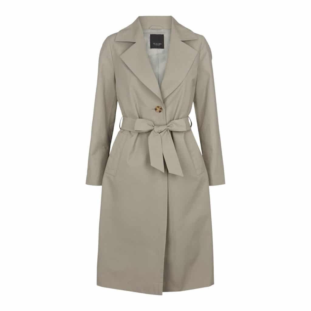 SAND Techno trenchcoat light mosgreen