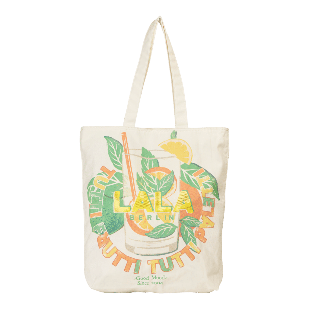 Lala Berlin Cotton Tote Mia Coctail