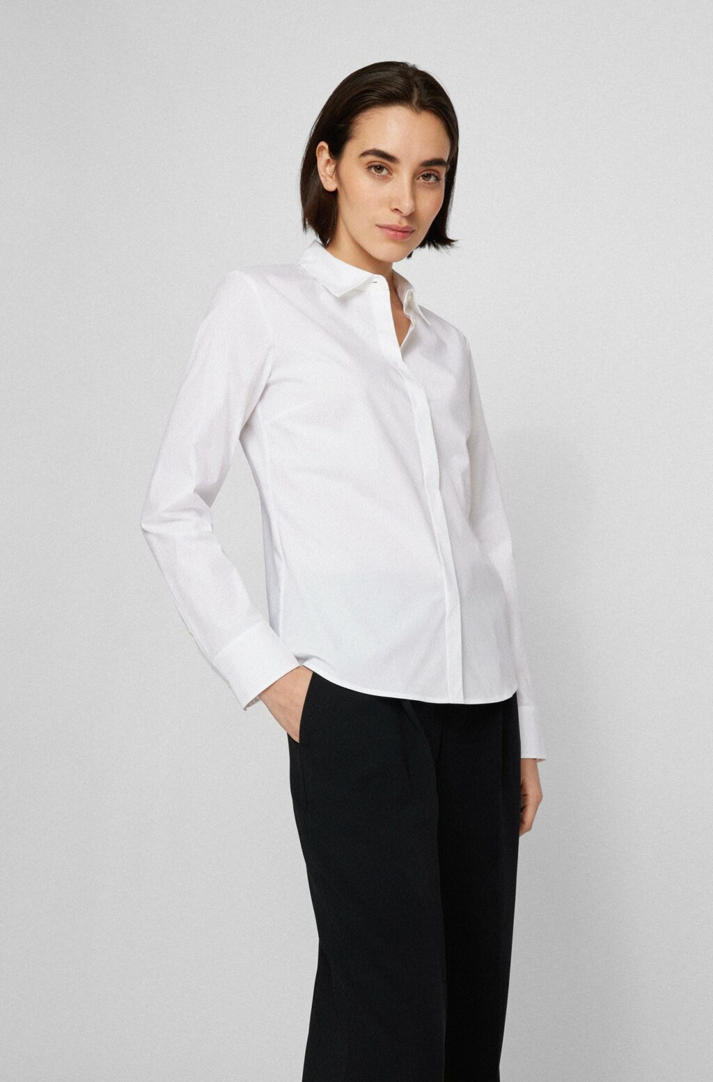 Boss ReYellowar Fit Strech Cotton Poplin - Image 4