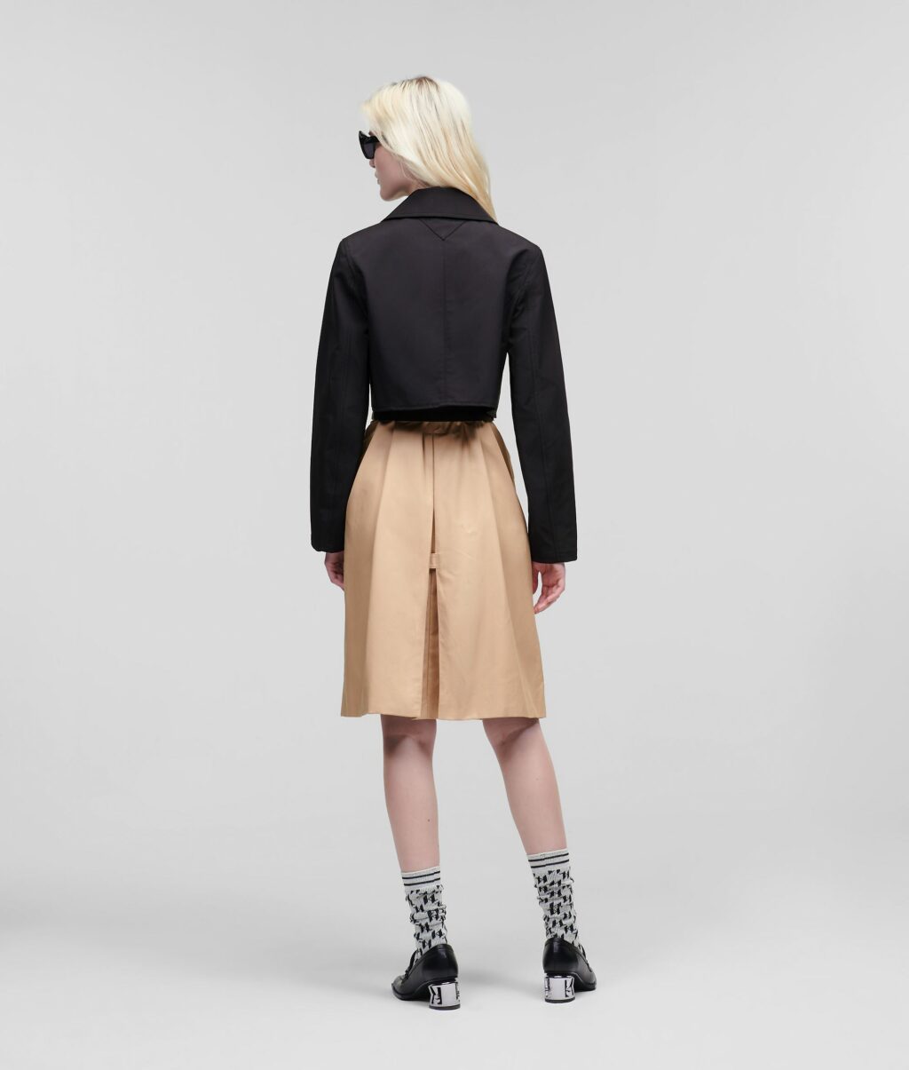 Karl Lagerfeld Transformer Trench Coat - Image 4