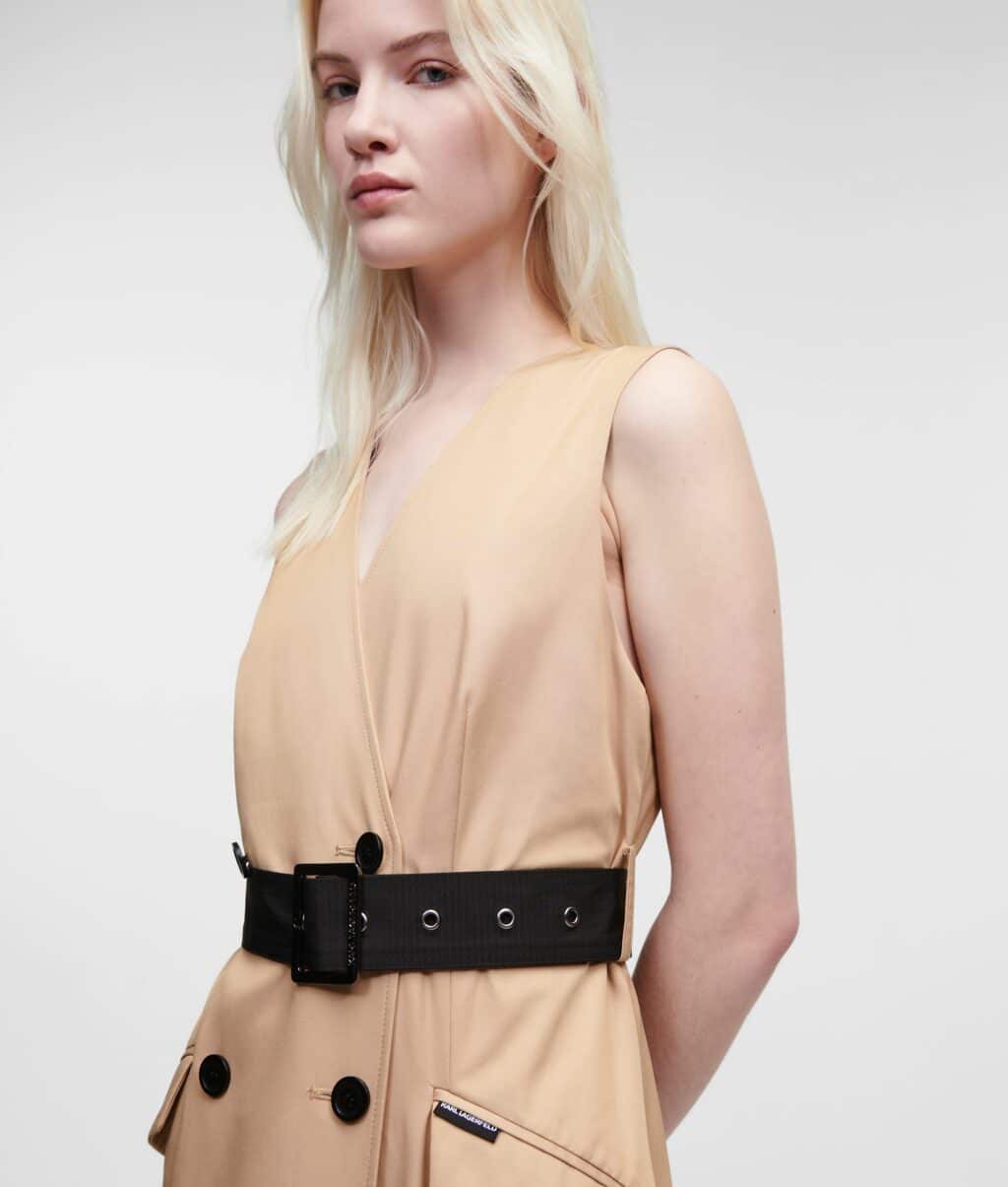 Karl Lagerfeld Transformer Trench Coat - Image 5