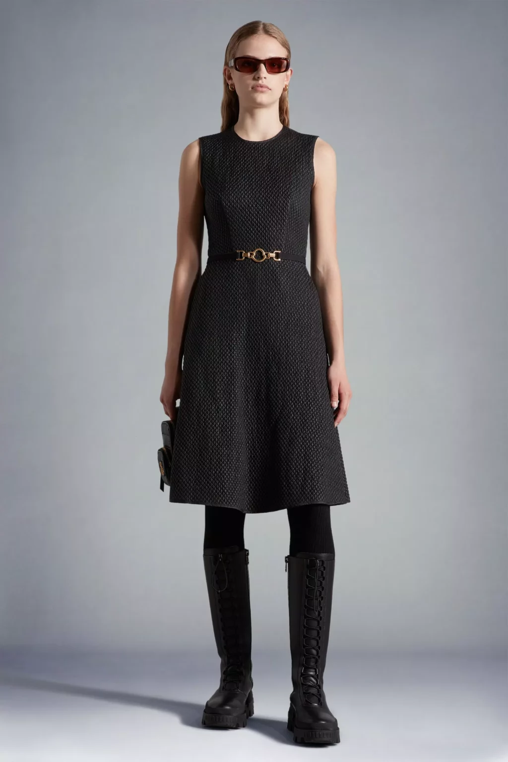 MONCLER Eksklusiv Quilted Kjole - Image 2