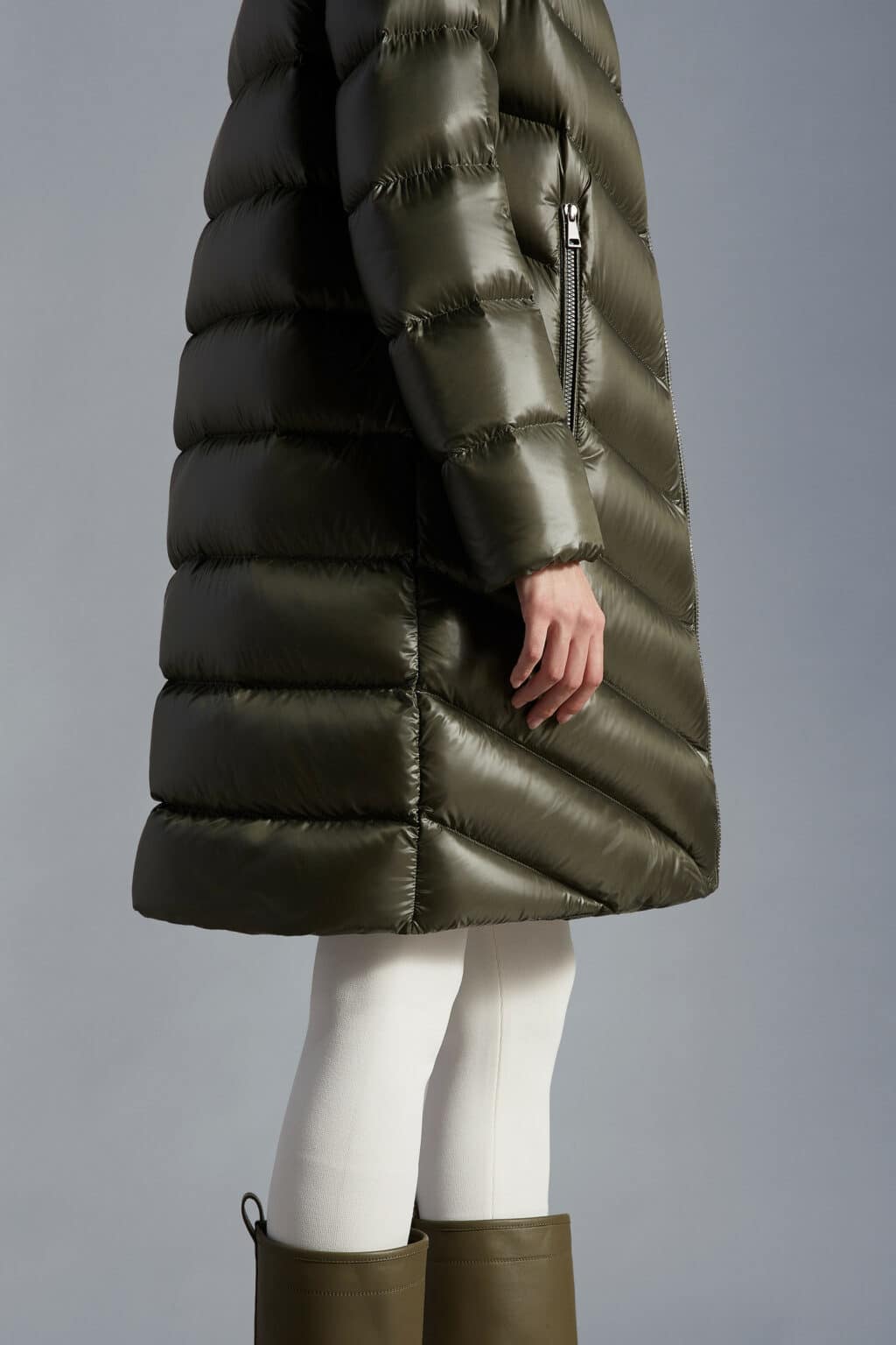 MONCLER Cambales Coat Army - Image 3