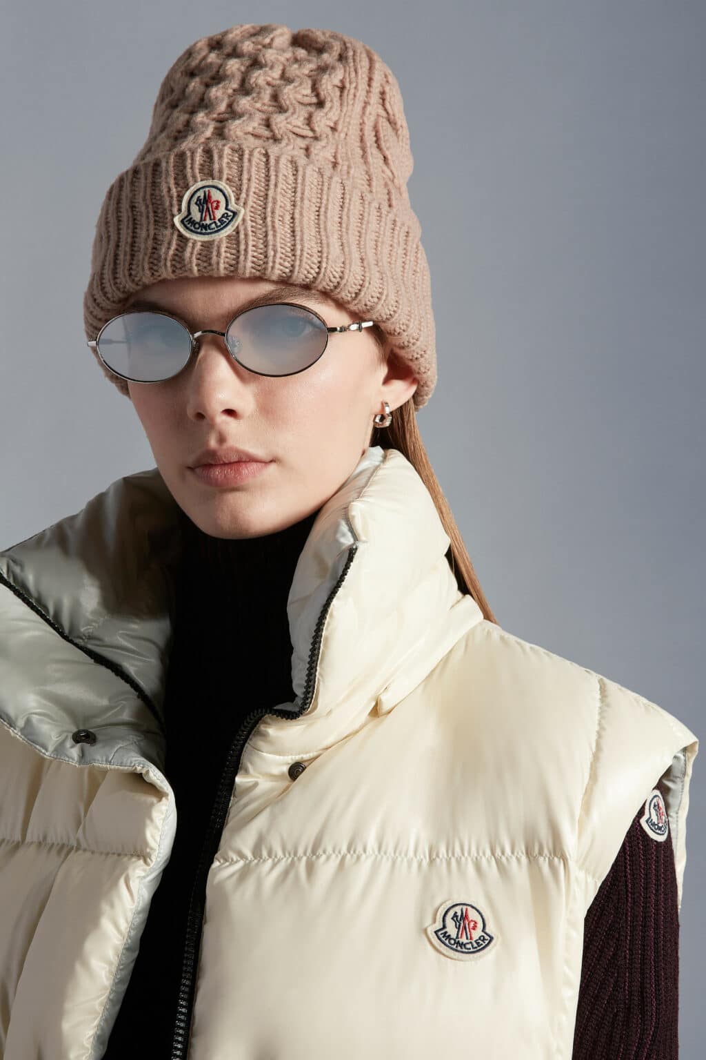 MONCLER Kabel Hat Nude - Image 2