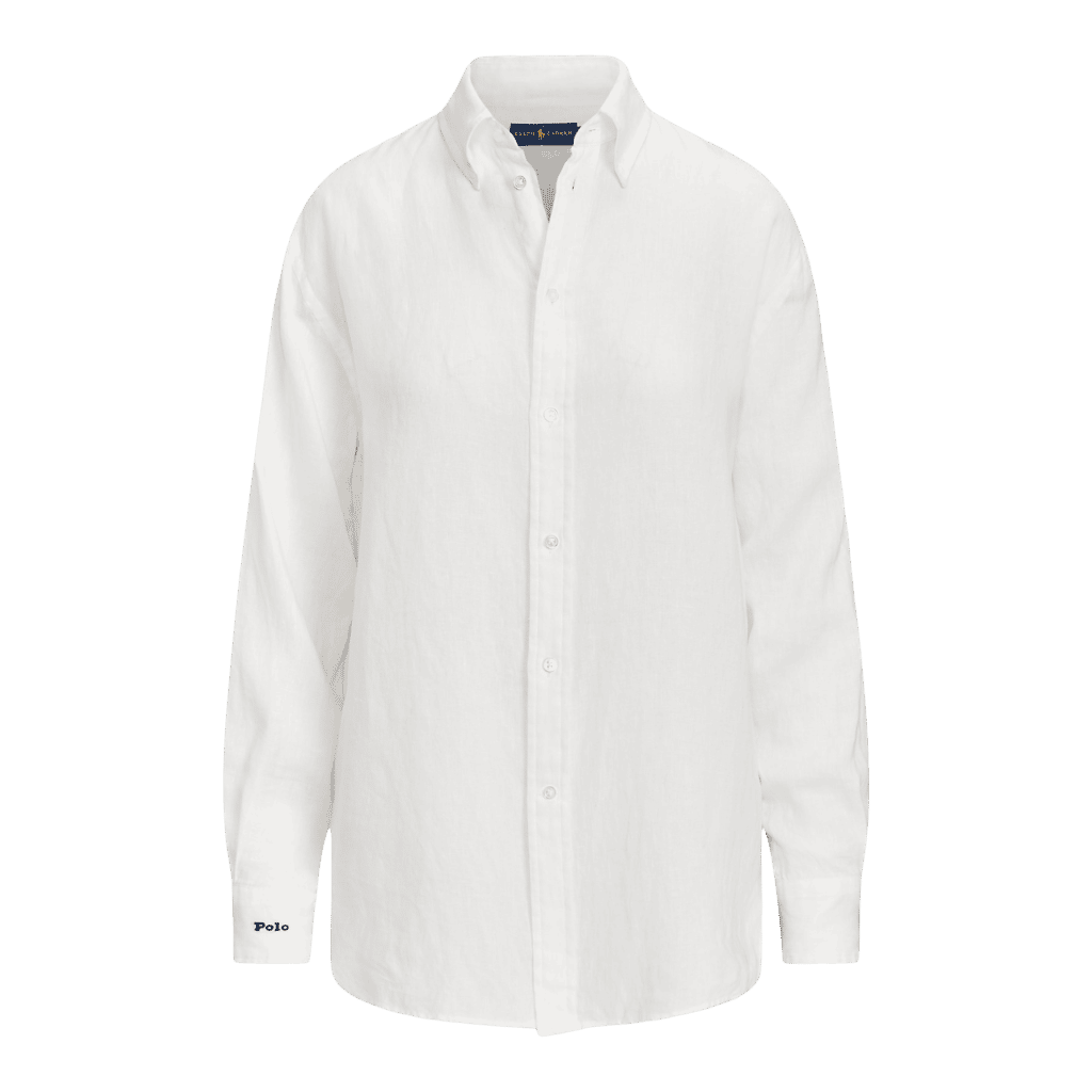 Polo Ralph Lauren White Linen Shirt