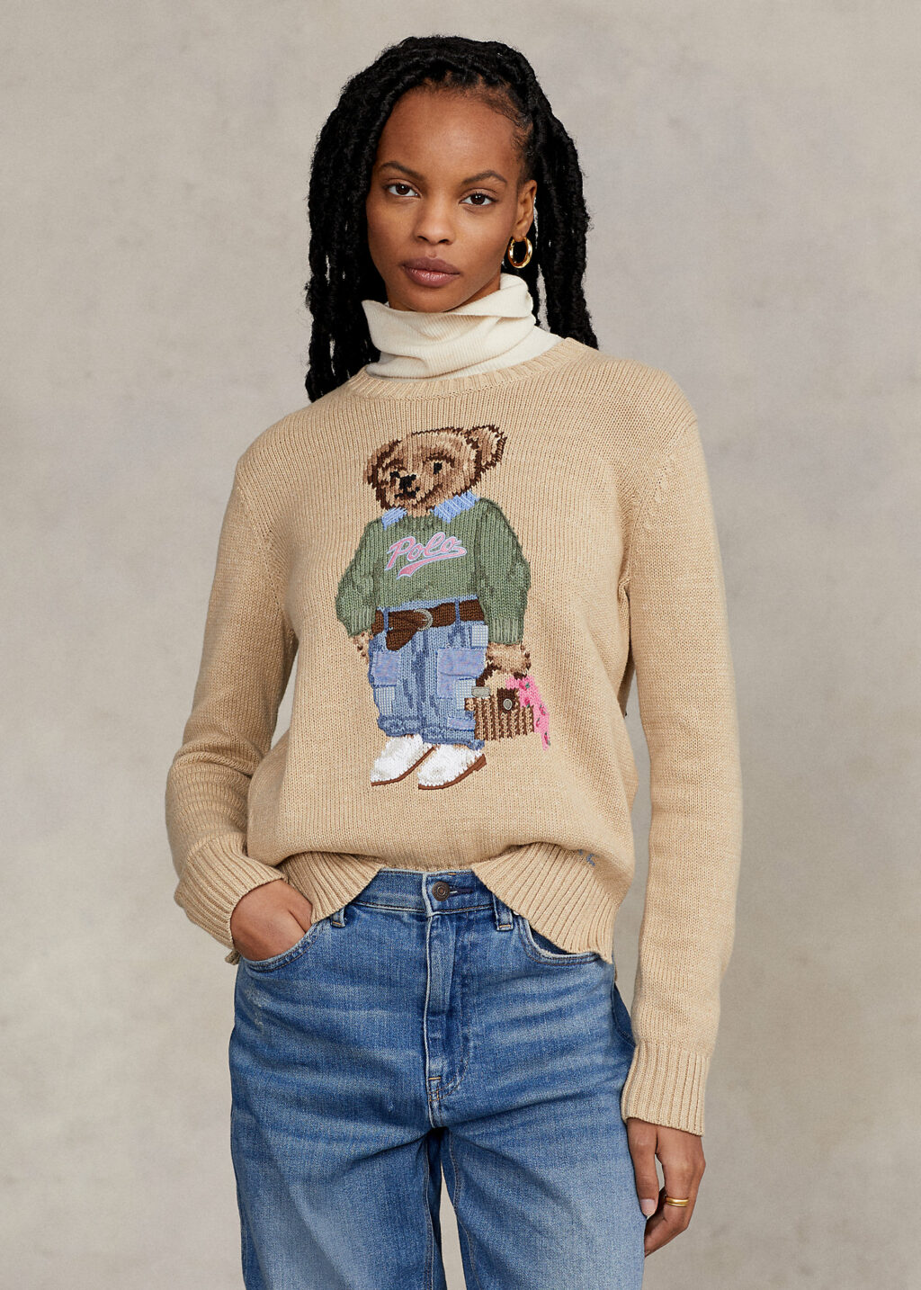 Polo Ralph Lauren Polo Bear Camel Knit - Image 2