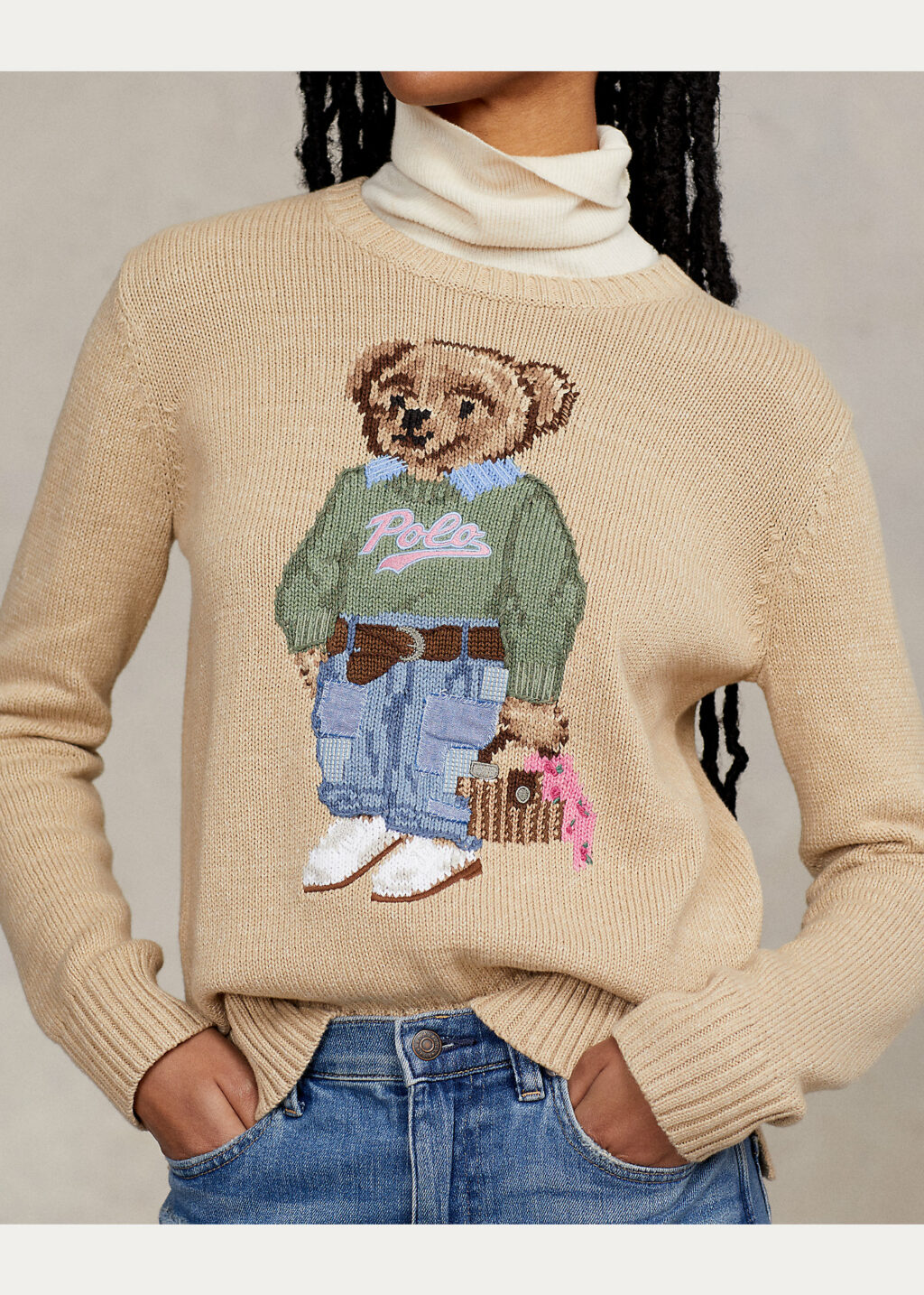 Polo Ralph Lauren Polo Bear Camel Knit - Image 3