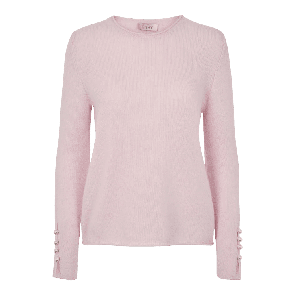 O'Tay Abbelone Rose Cashmere Sweater