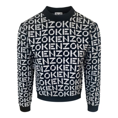 Kenzo Black Monogram Knit