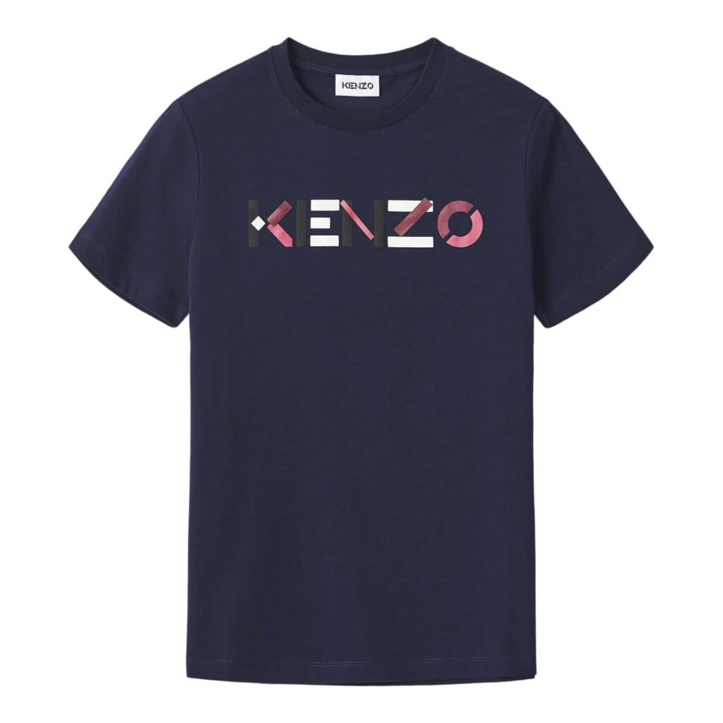 Kenzo Blå Logo T-Shirt