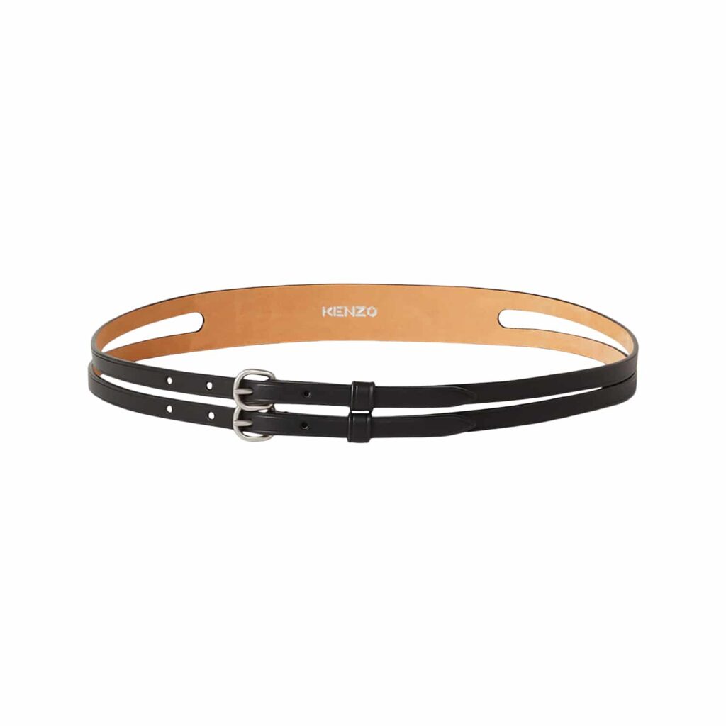 Kenzo Parallel Leather Belt