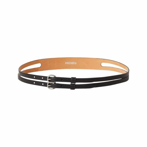 Kenzo Parallel Leather Belt