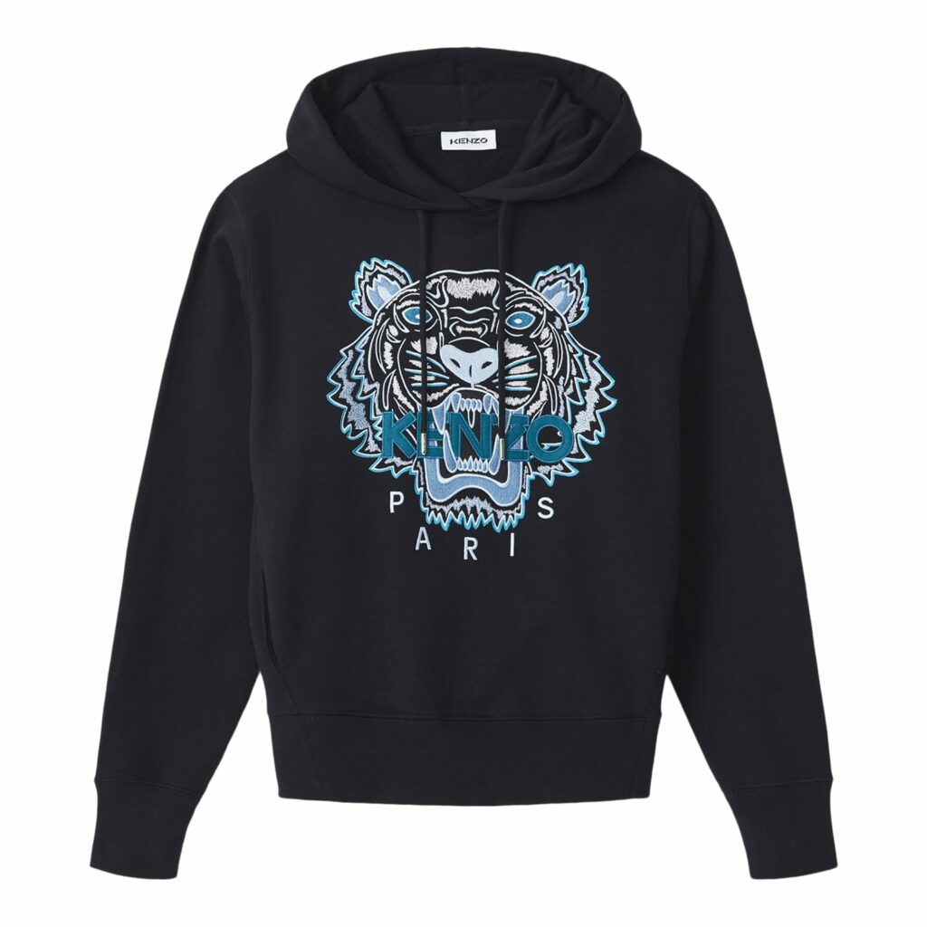 Kenzo Tiger sort/grøn Hoodie