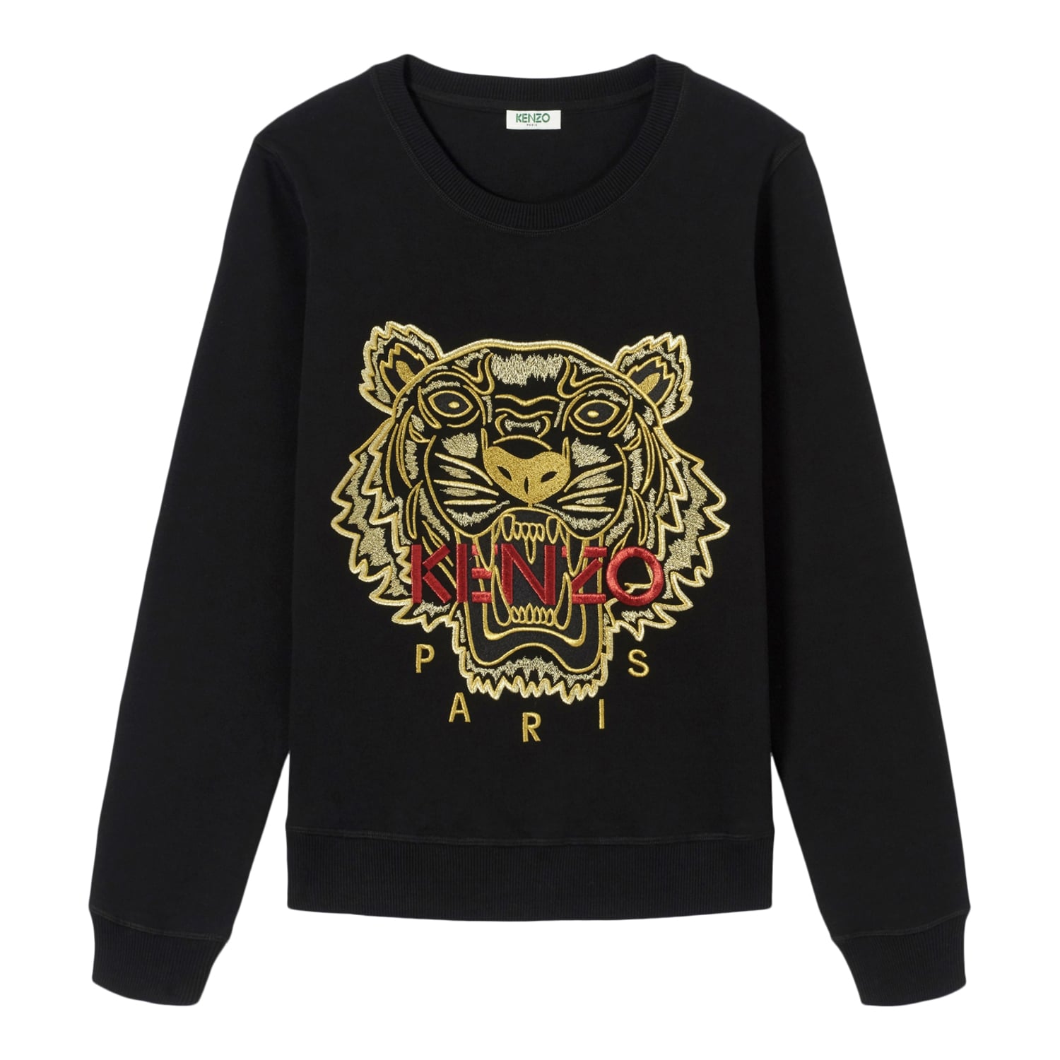 Guld Tiger Sweatshirt - LUXURY