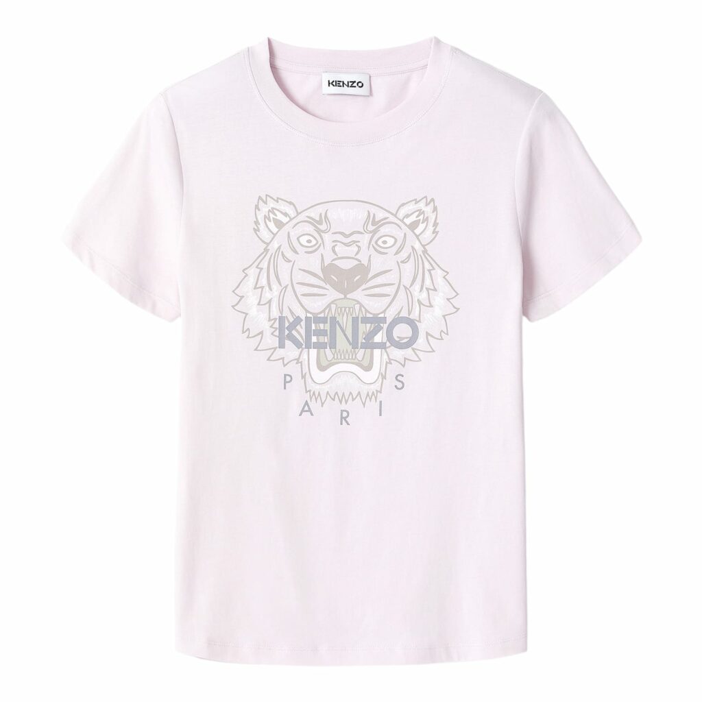 Kenzo Tiger Lyserød/Grå t-shirt