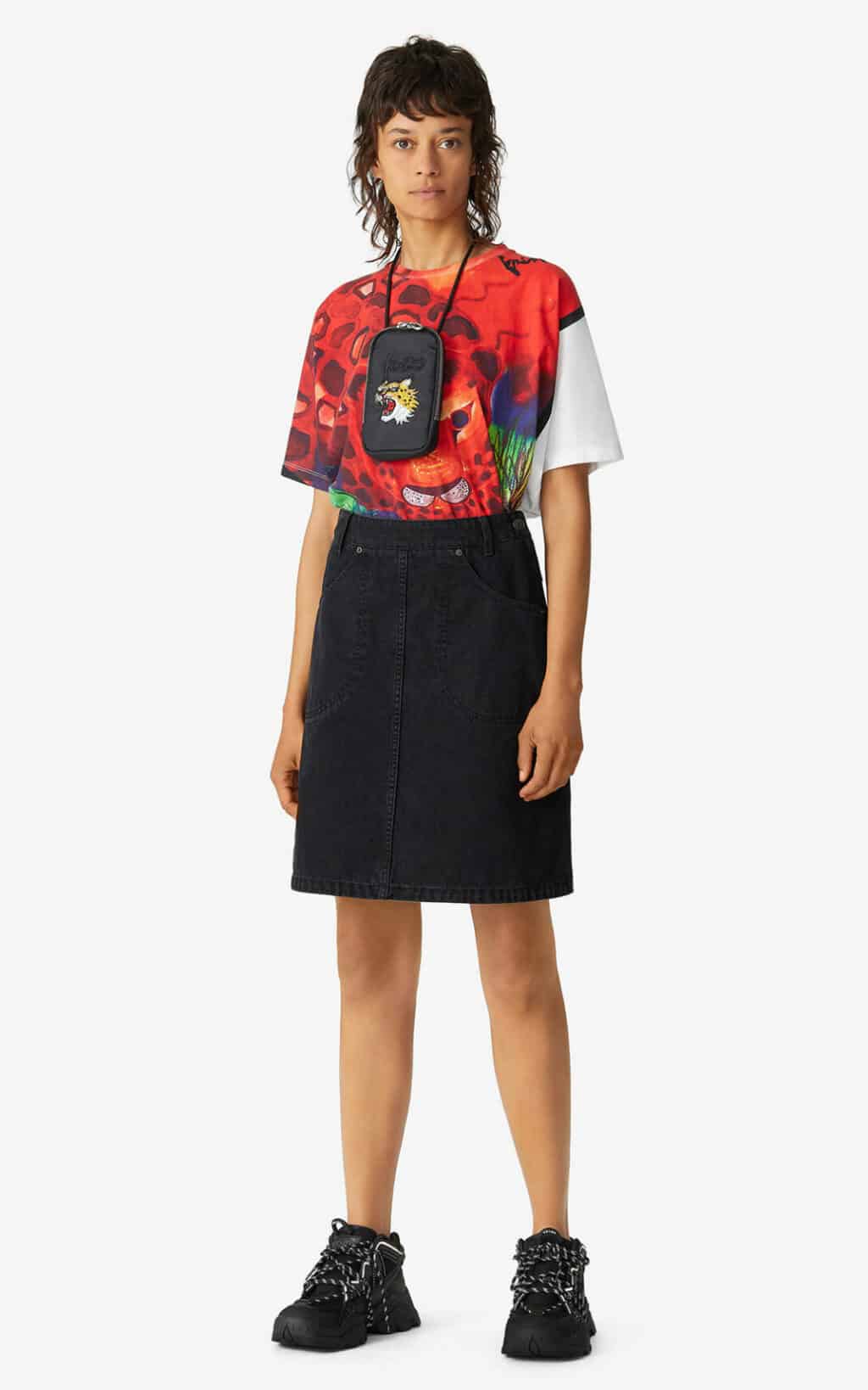 Kenzo Denim Skirt - Image 2