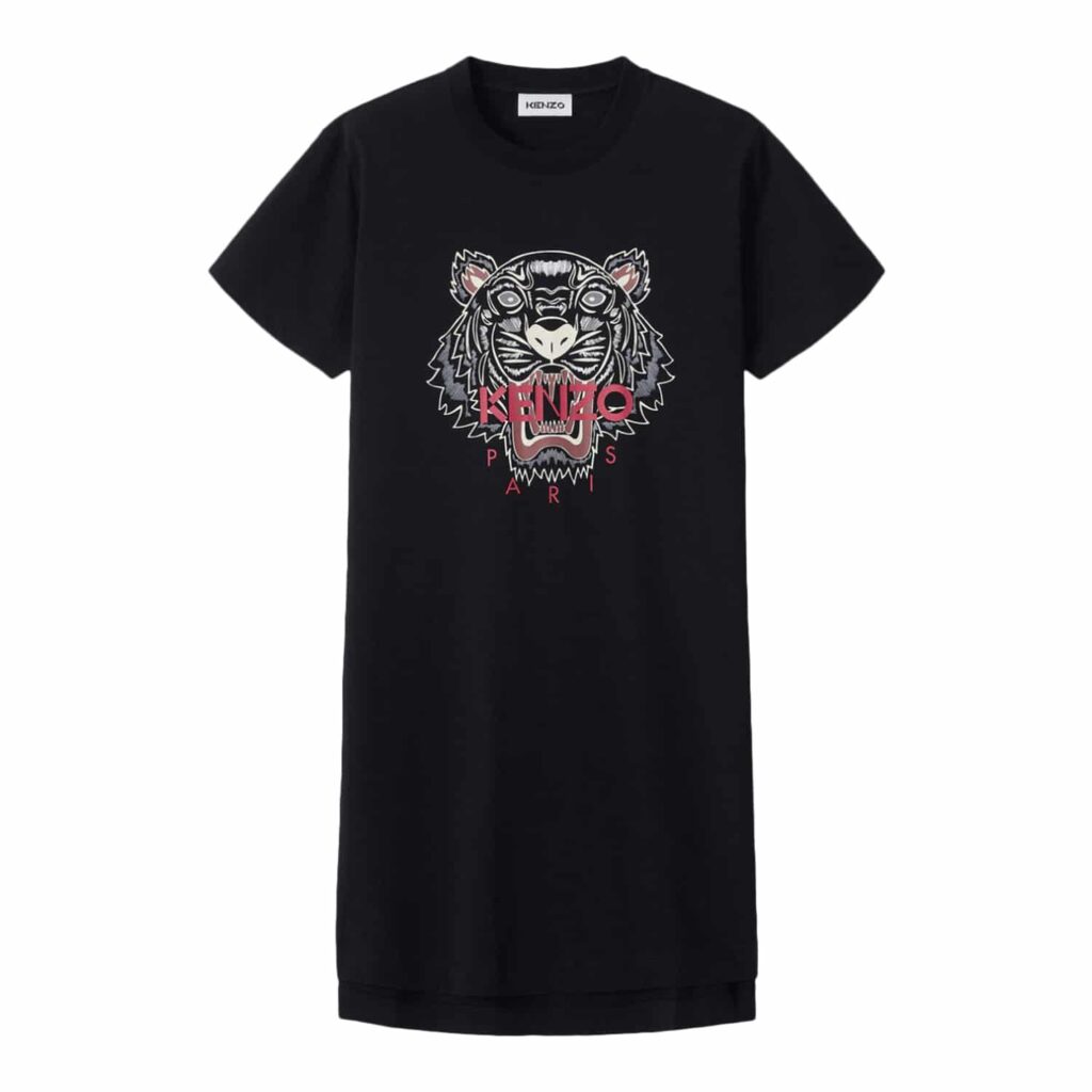 Kenzo sort T-shirt  Kjole