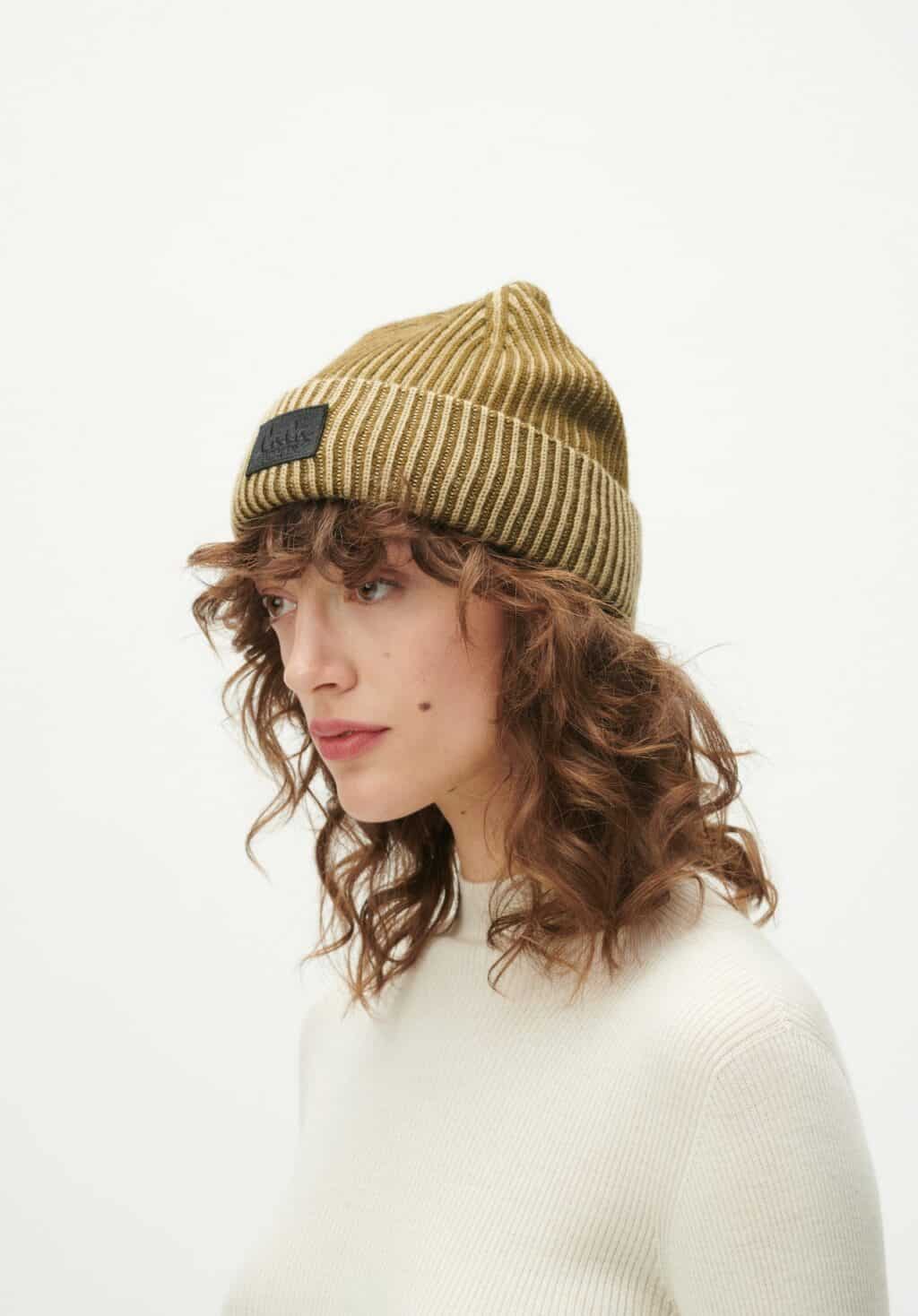 Lala Berlin Cap Lines Dusty Olive - Image 2