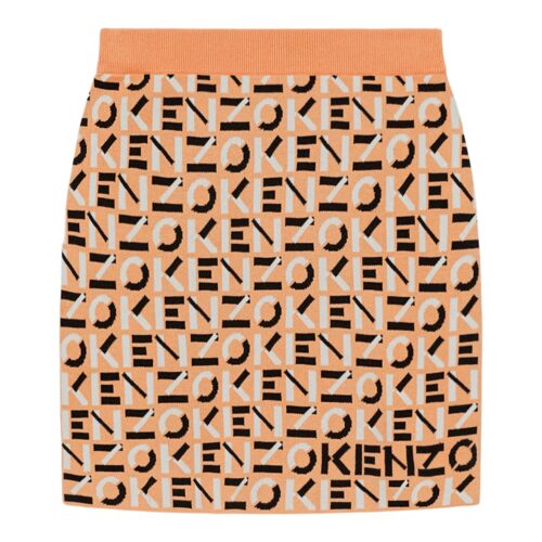 Kenzo Apricot Logo Skirt
