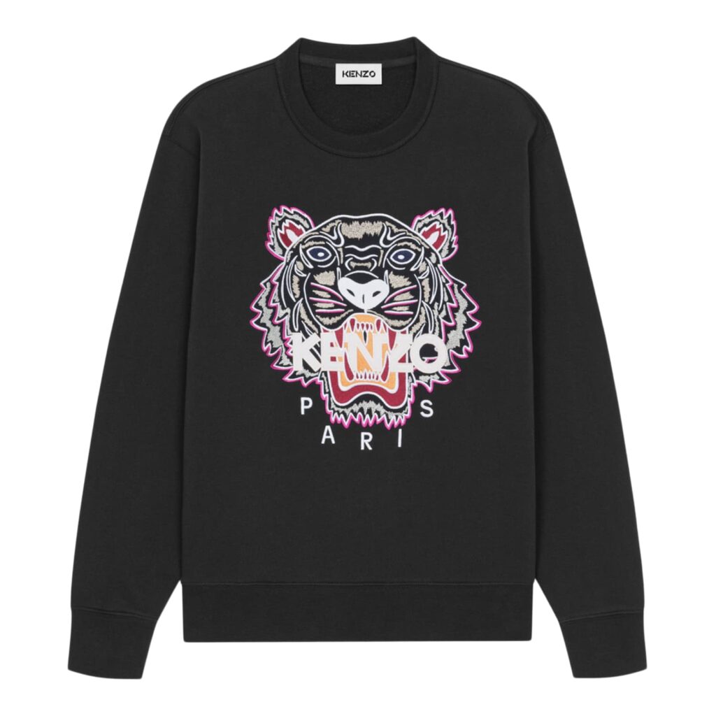 Kenzo Black Pink Tiger Sweat