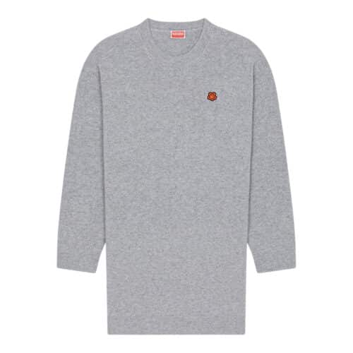 Kenzo Grey Wool Dress