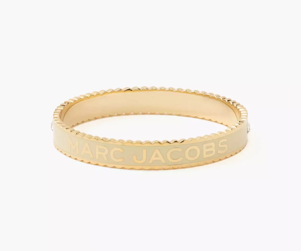 Marc Jacobs The Medallion LG B Bangle Cream/Gold