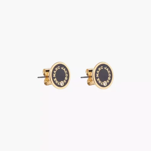 Marc Jacobs The Medallion Black Studs