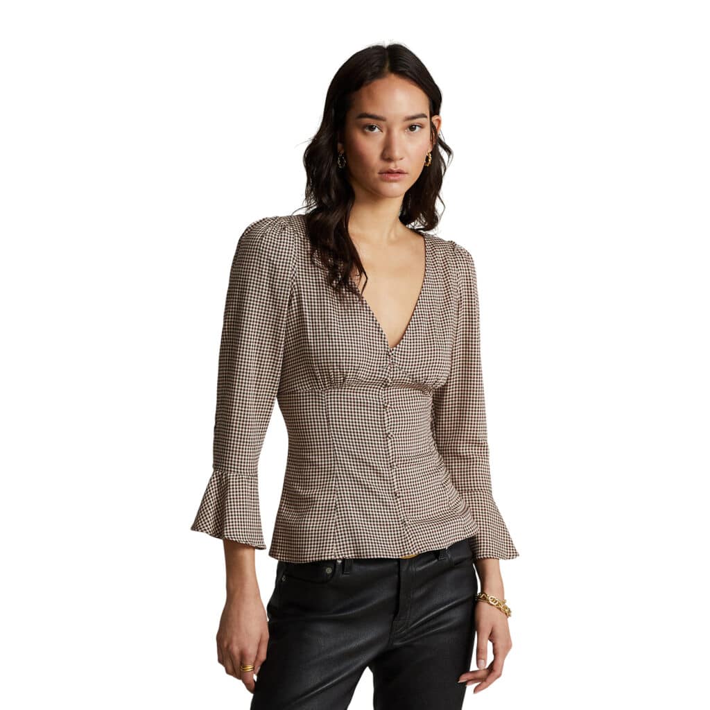 Polo Ralph Lauren Checkered Blouse - Image 2