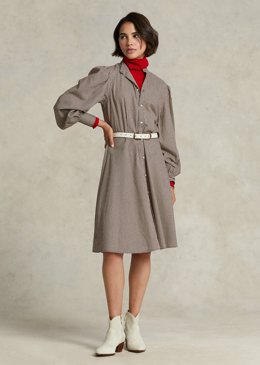 POLO Ralph Lauren Puff Sleeves Dress - Image 2