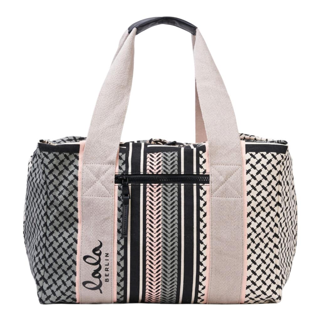 Lala Berlin Big Bag Muriel Seagrass Tropical Peach