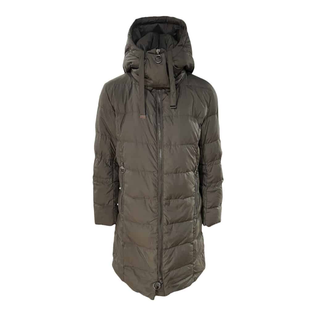 Sand Copenhagen  Aria Fonda Hood Olivian/Brun Coat