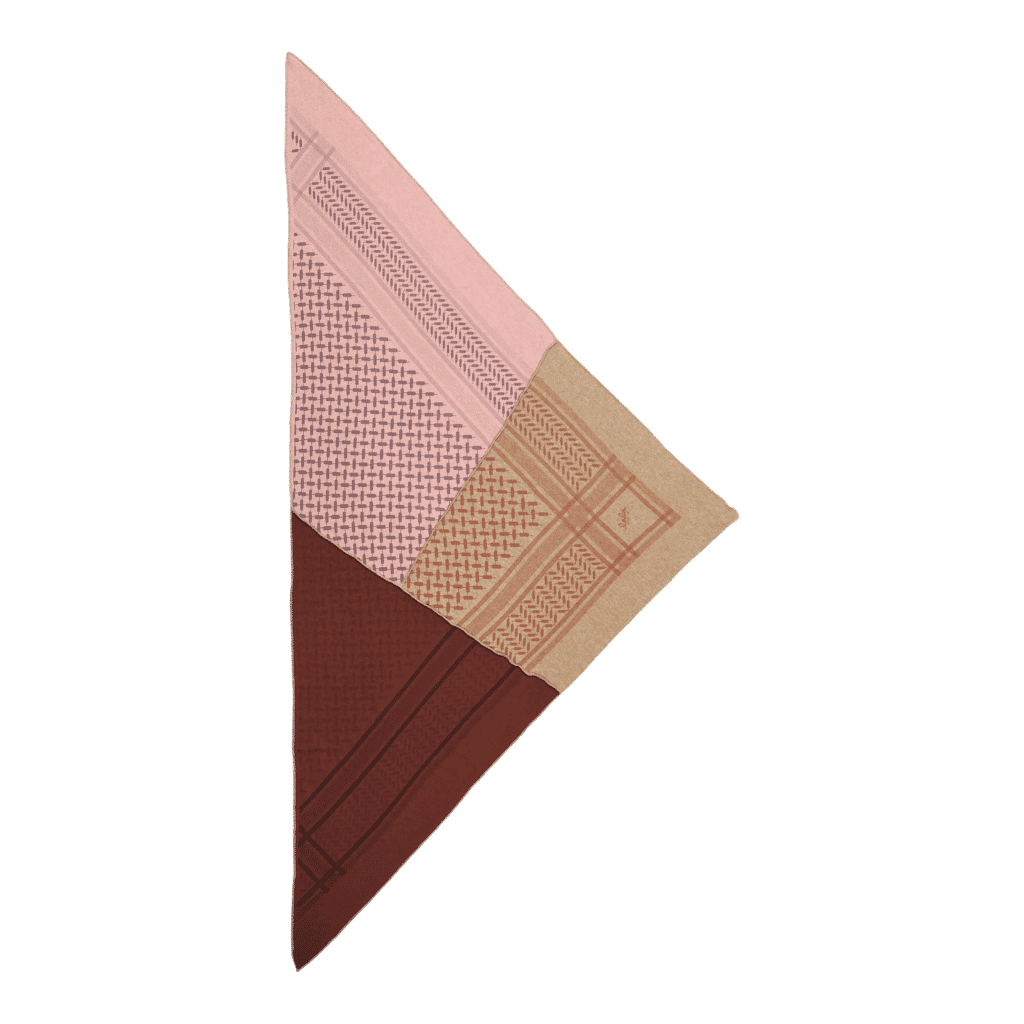 Lala Berlin Triangle Patchwork Rose/Rose On Sughero M