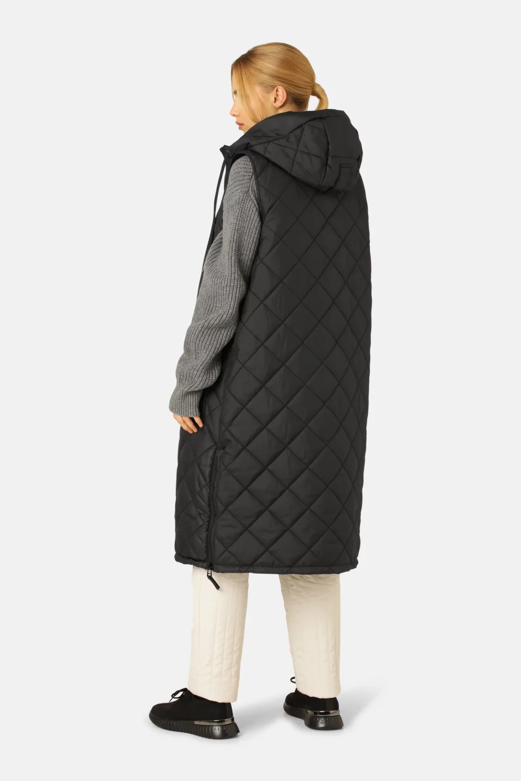Ilse Jacobsen Quilted Long Vest - Image 4