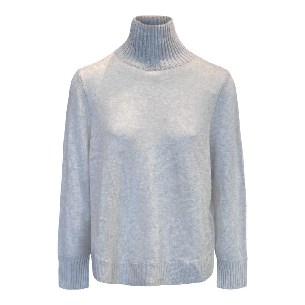 ALLUDE Cashmere Mockneck Sweater Beige