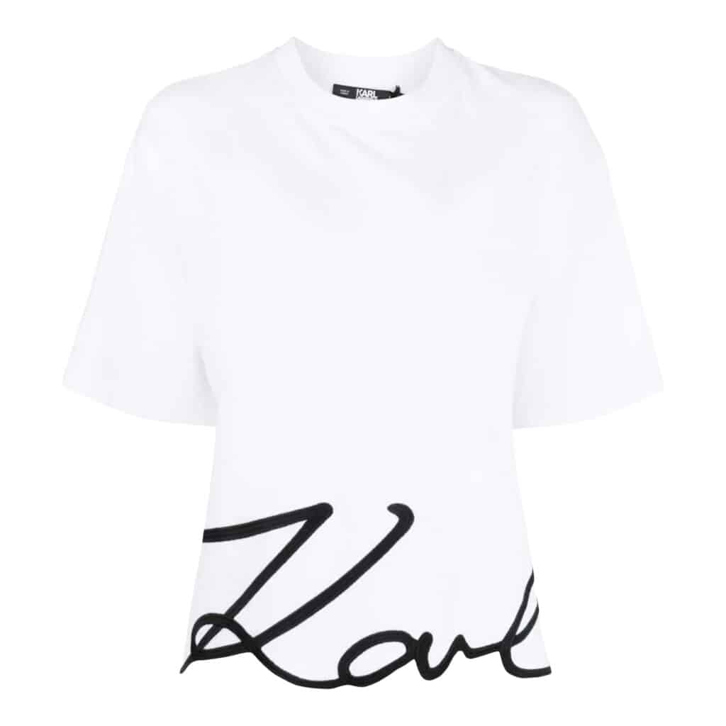 Karl Lagerfeld Signature Hem T-shirt