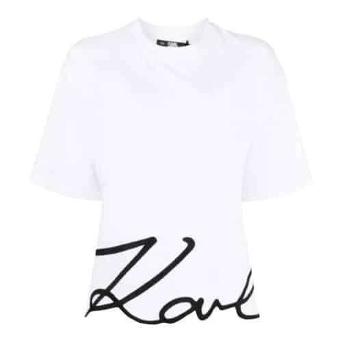 Karl Lagerfeld Signature Hem T-shirt