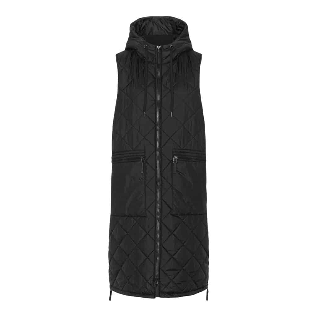 Ilse Jacobsen Quilted Long Vest - LAURA THOMSEN LUXURY