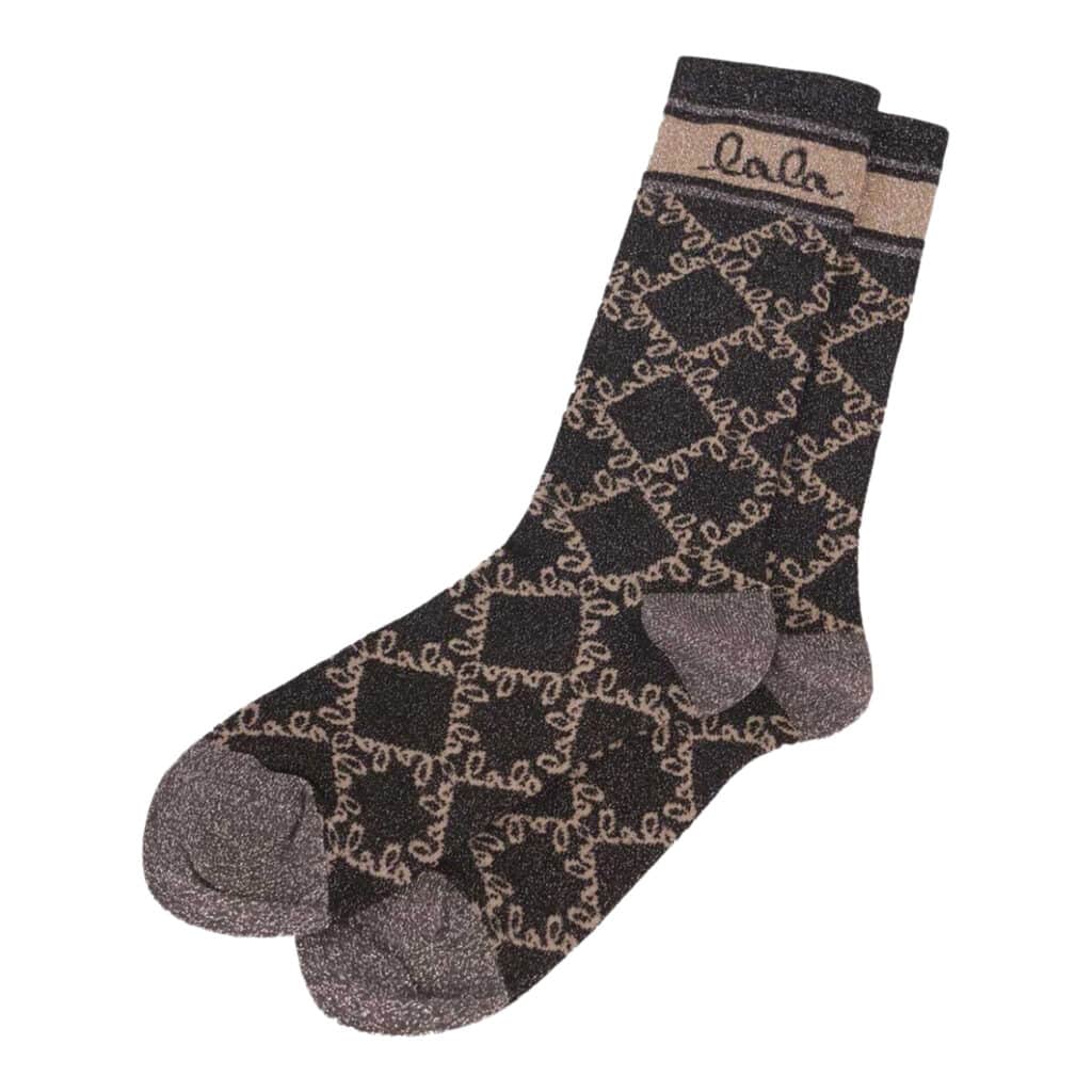Lala Berlin Aske Socks Gold Lalagram
