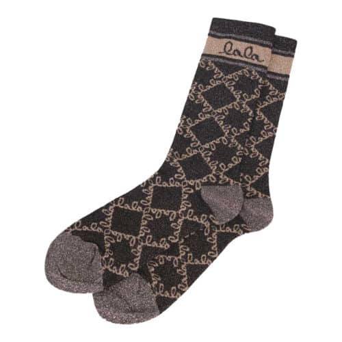 Lala Berlin Aske Socks Gold Lalagram
