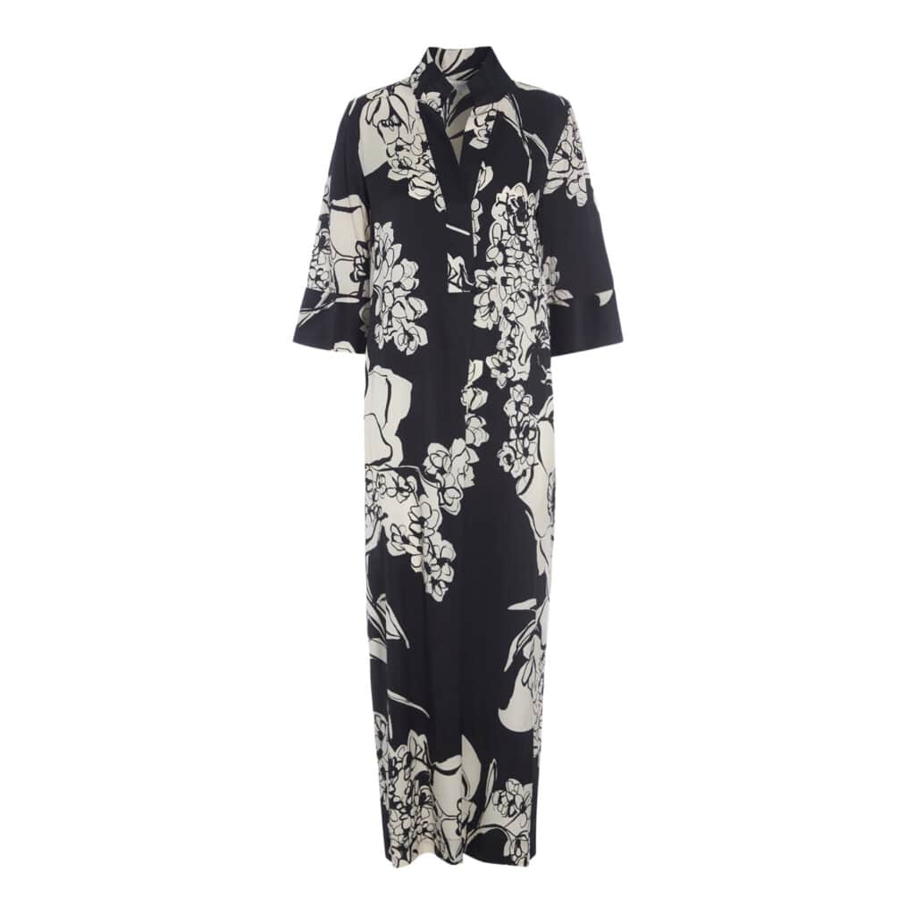 Dea Kudibal Helga Big Floral Coal Kjole