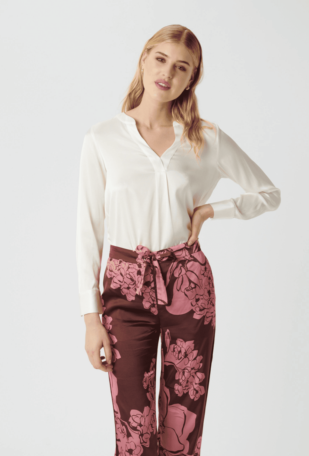 Dea Kudibal Santena Nat. White Silke Blouse - Image 2