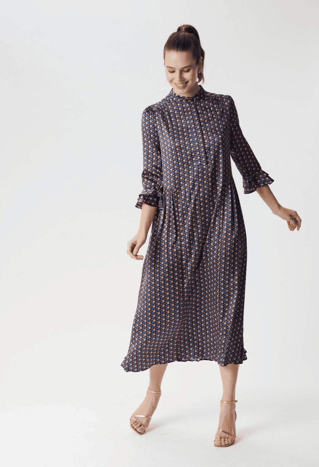Dea Kudibal Rosanna Tiny Bouquet Silk Dress - Image 2