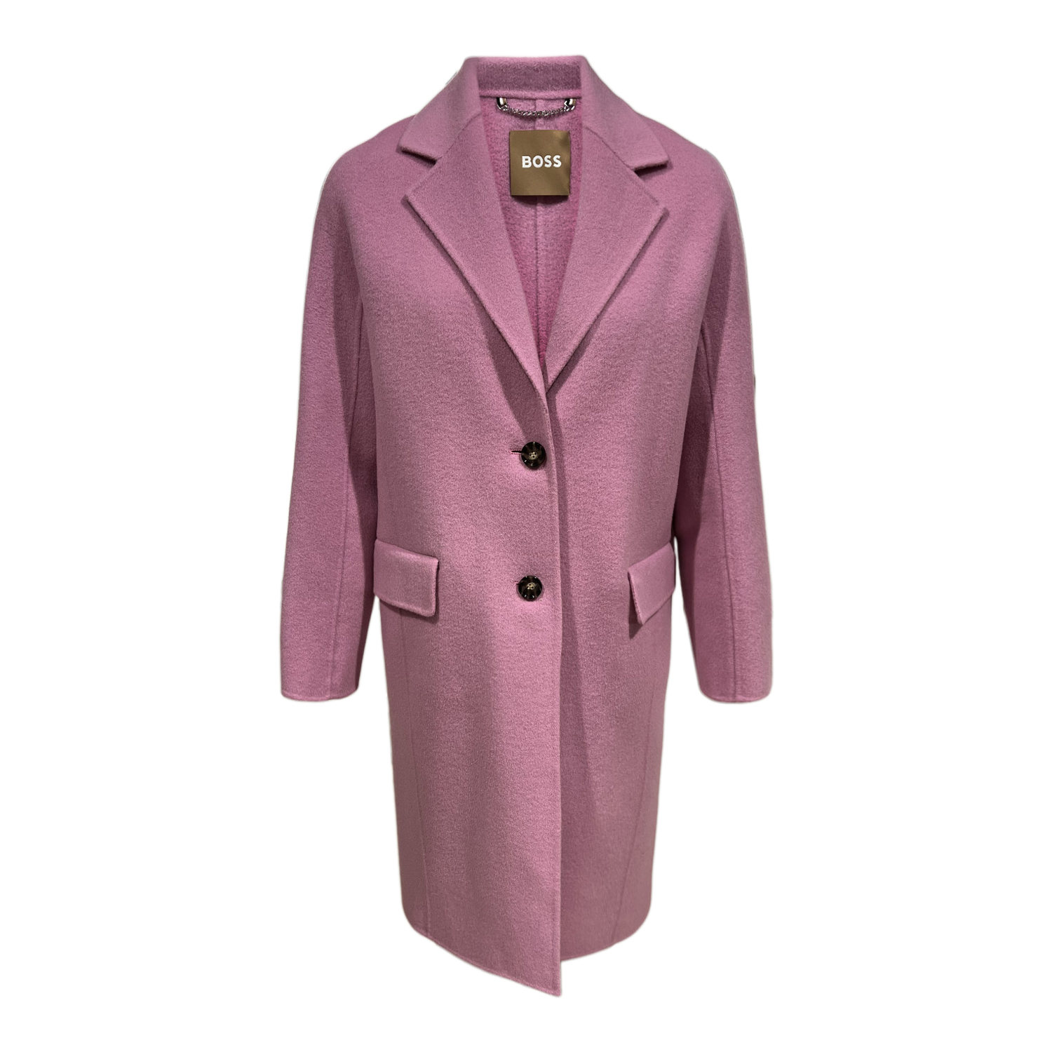 Boss Pink Uld Frakke