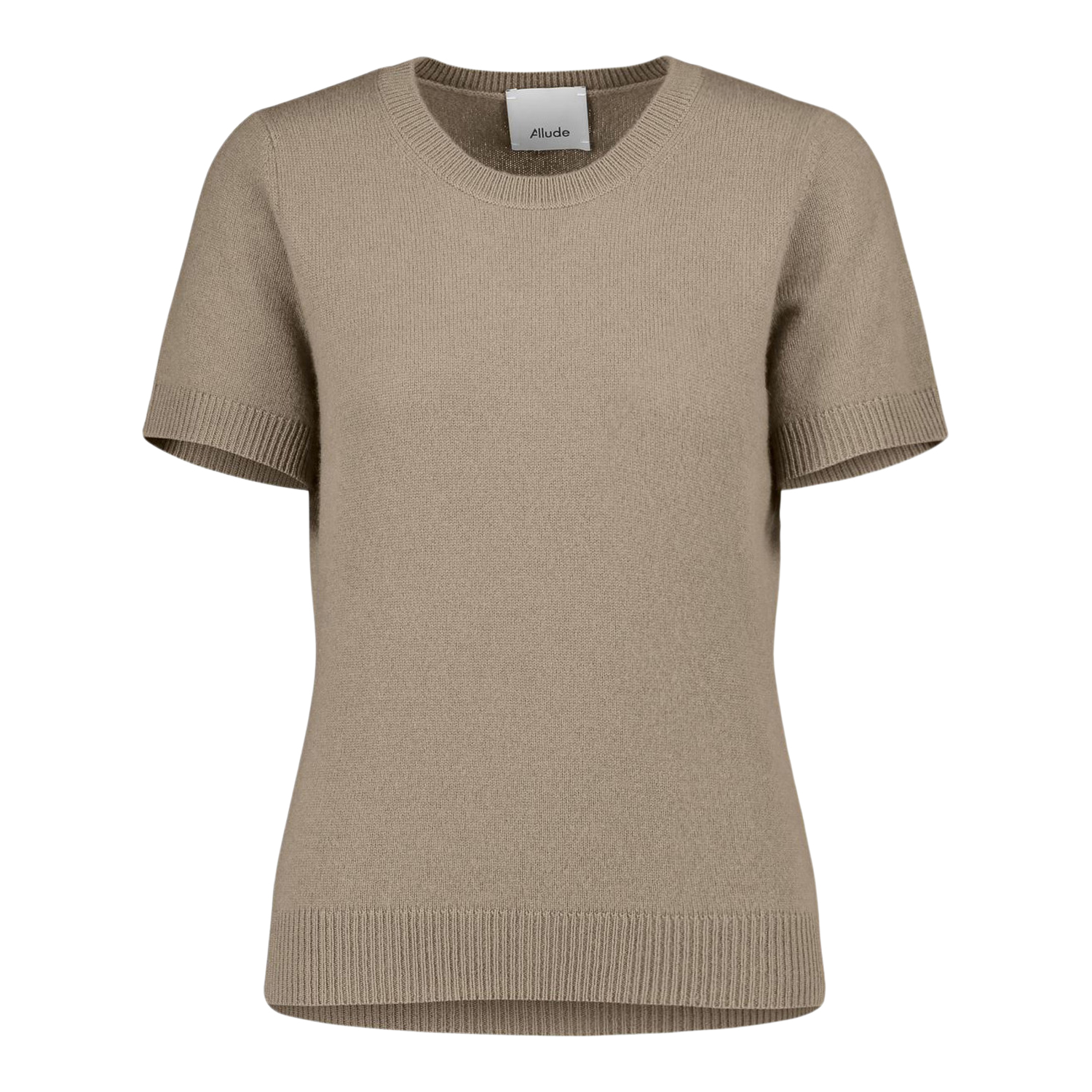 Allude No Sleeves Cacao Cashmere Top