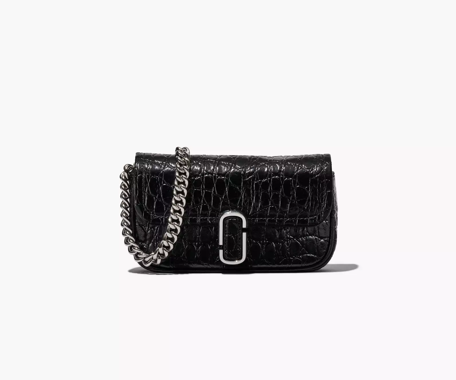 Marc Jacobs Croc The Mini Shoulder Bag
