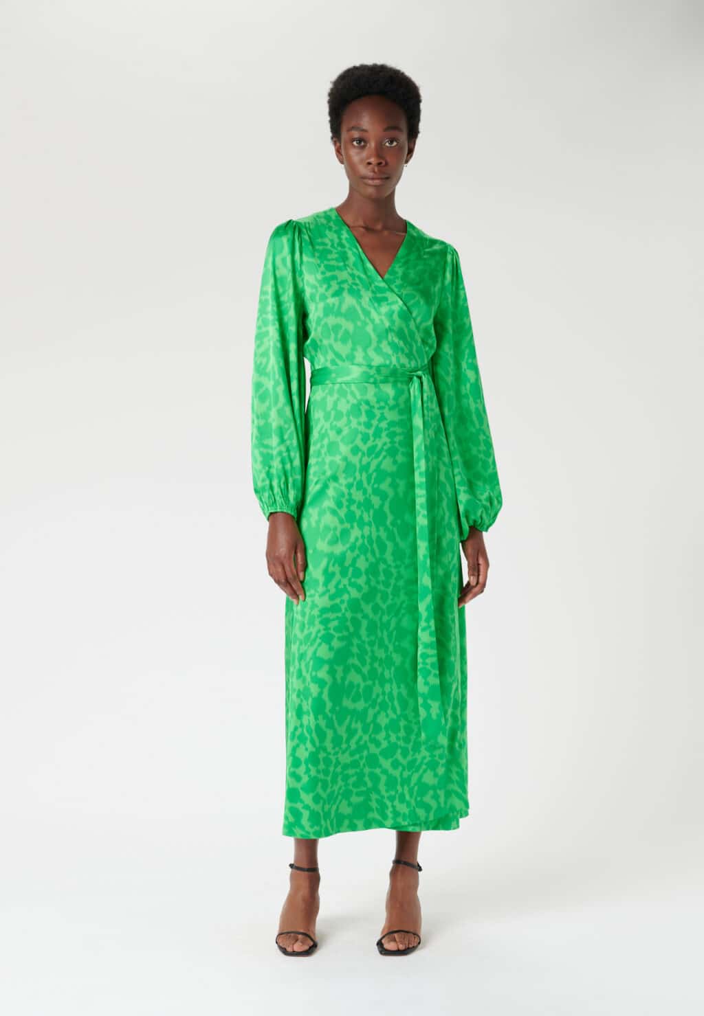 Dea Kudibal Carol Wrap Kjole Animal Parakeet - Image 2