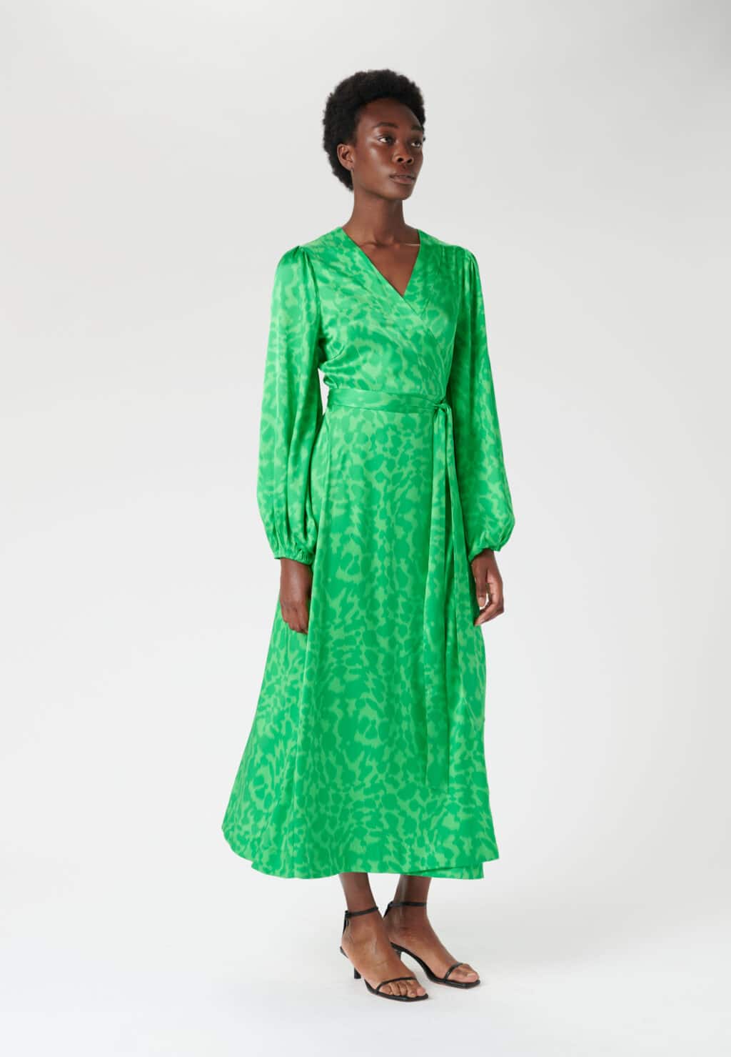 Dea Kudibal Carol Wrap Kjole Animal Parakeet